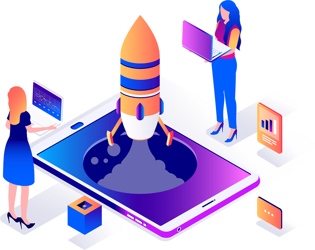 Digital marketing illustration